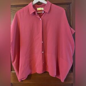 Everlane Boxy Shirt 100% Silk - 10